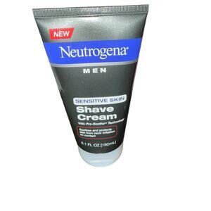 Neutrogena Men's Shaving Cream For Sensitive Skin, 5.1 fl. Oz Unsealed